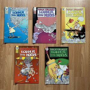 Sergio Aragones' Louder Than Words #1 2 3 4 6 (Lot)  Dark Horse Comics • NM •